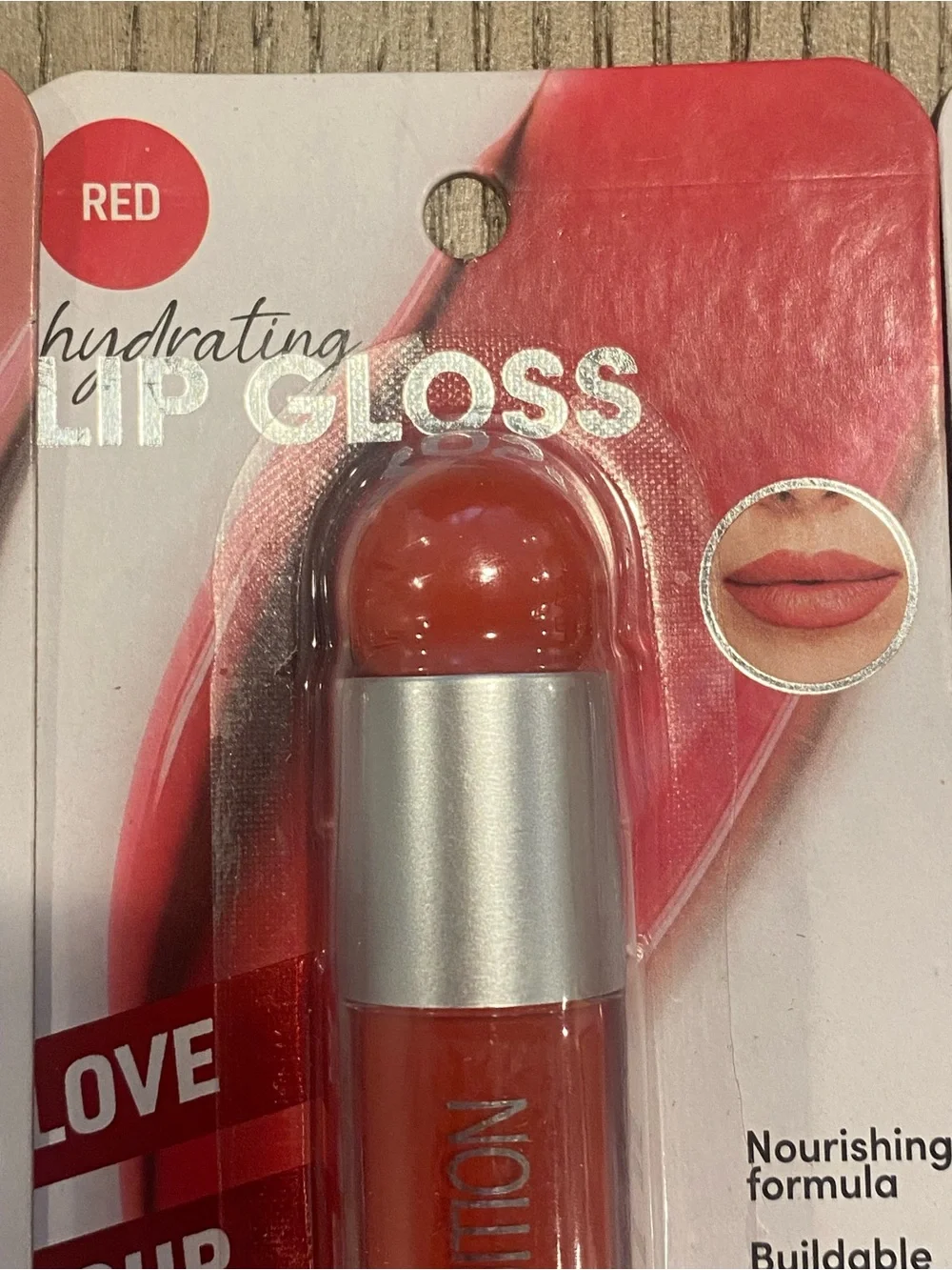 Beauty Intuition hydrating lip gloss nude red berry 3 pieces